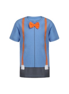 Blippi Boys’ Roleplay T- Shirt And Hat Set For Toddler, Little And Big Kids - Blue/Orange  - Image 2