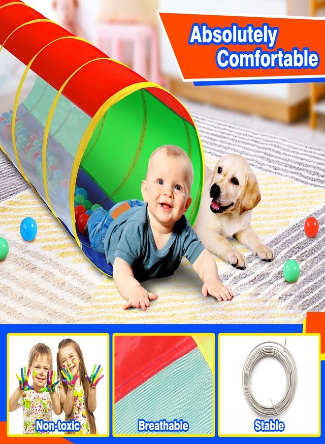 Hoohtoot Kids Crawl Through Play Tunnel, Pop Up Baby Play Tunnel for Toddlers, Game Toy Play Tent for Girl or Dog Cat Pet Tunnel - Image 5