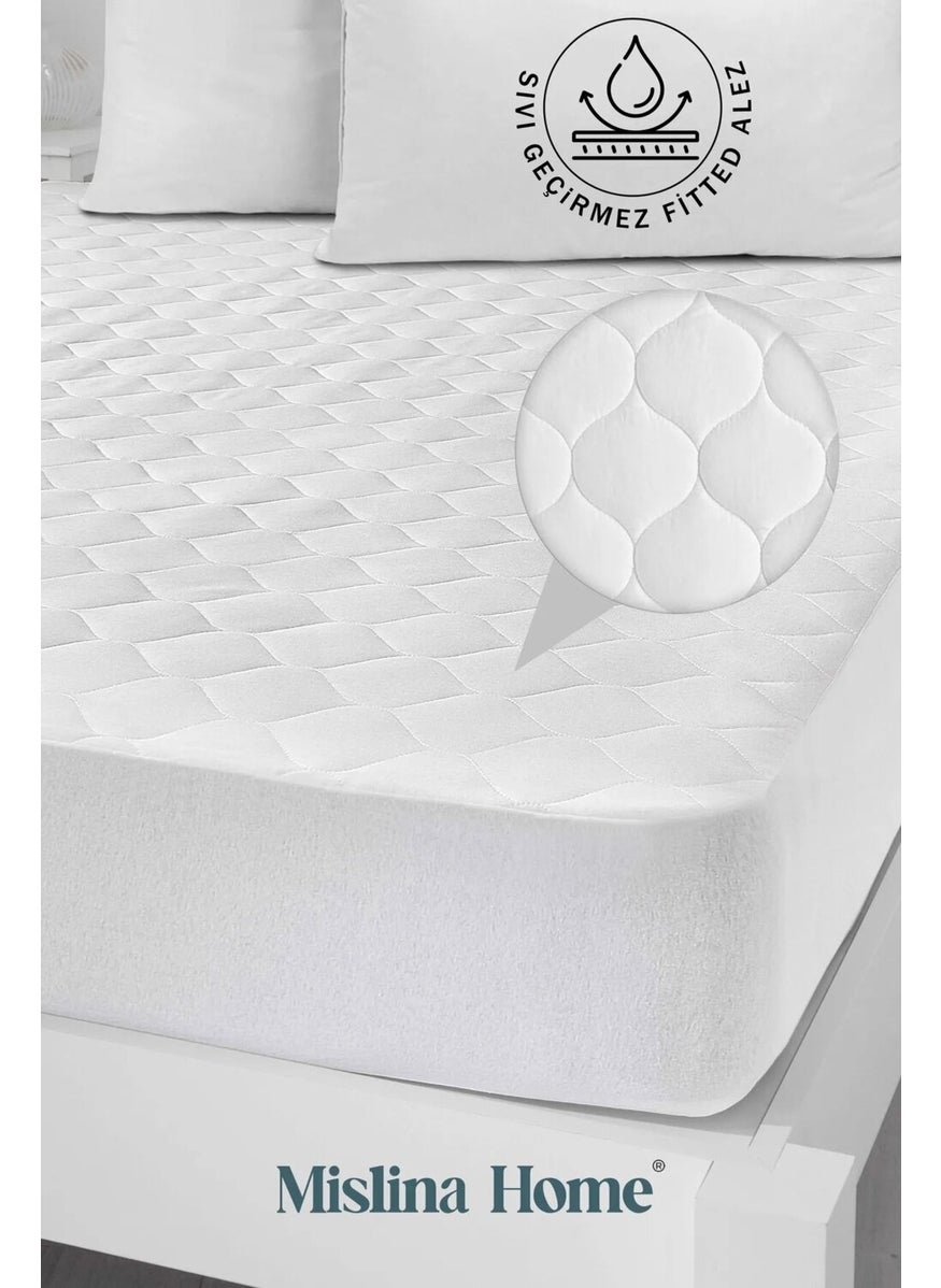 Mislina - Liquid Proof Double Quilted Mattresses Fitted 160X200 - Image 1