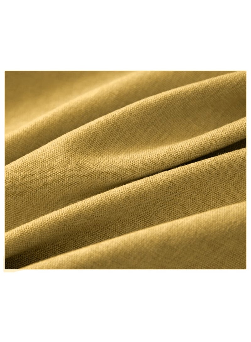 Anna 120*170cm Easy-Clean Waterproof Oil-Proof Faux Linen Fringe Tablecloth - Image 5