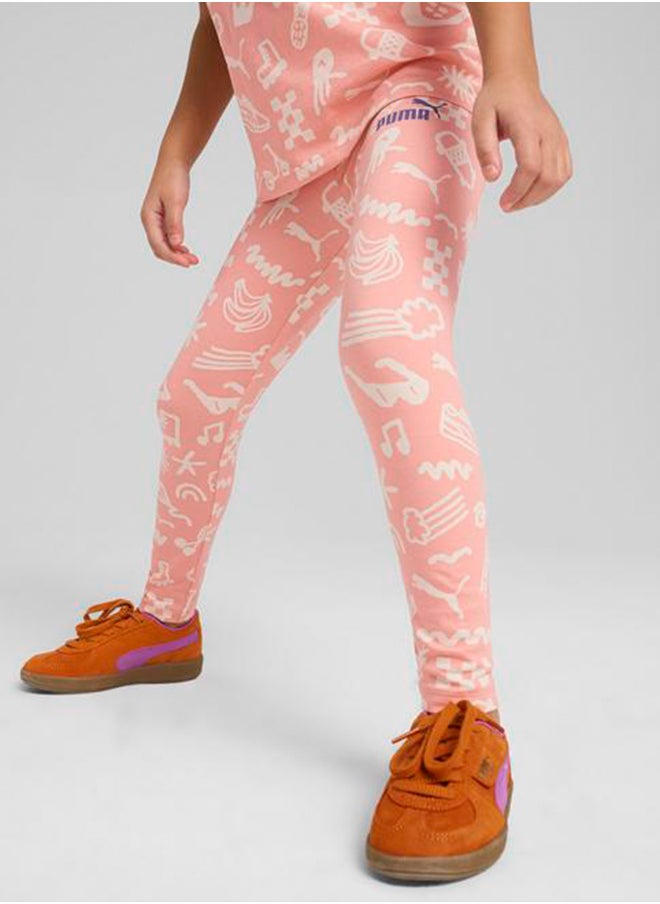 PUMA - Kids Sandy Adventures Aop Leggings - Image 1