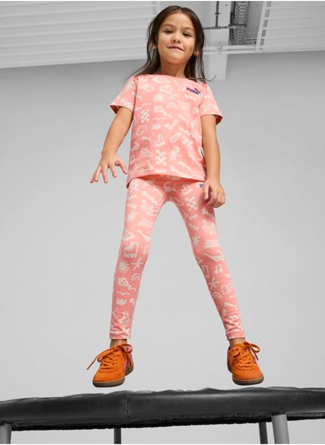 PUMA - Kids Sandy Adventures Aop Leggings - Image 1
