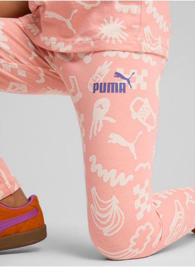 PUMA - Kids Sandy Adventures Aop Leggings - Image 1