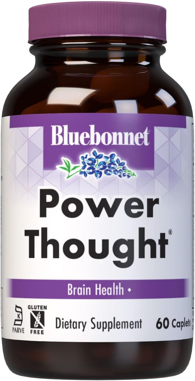 Bluebonnet Power Thought Caplets for Brain Health - 60 Count - Image 1