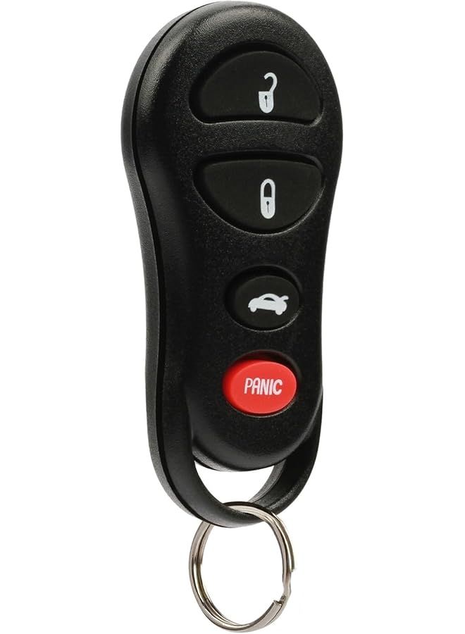 مفتاح سيارة بديل عن بعد للدخول بدون مفتاح، رقم تعريف لجنة الاتصالات الفيدرالية: Gq43Vt17T، 315 ميجاهرتز، مناسب لسيارات جيب ليبرتي، دودج ستراتوس، دودج إنتربيد، كرايسلر سيبرينج وكونكورد، بأربعة أزرار - Image 1
