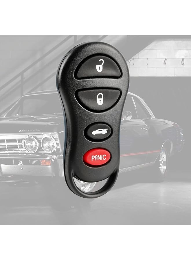 مفتاح سيارة بديل عن بعد للدخول بدون مفتاح، رقم تعريف لجنة الاتصالات الفيدرالية: Gq43Vt17T، 315 ميجاهرتز، مناسب لسيارات جيب ليبرتي، دودج ستراتوس، دودج إنتربيد، كرايسلر سيبرينج وكونكورد، بأربعة أزرار - Image 2