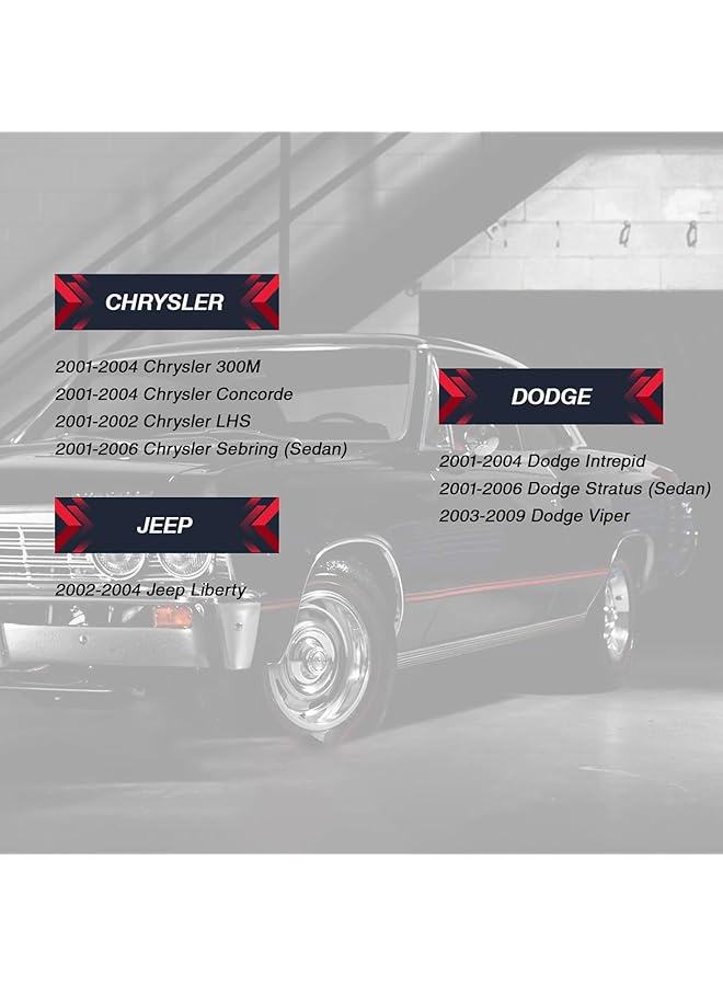 مفتاح سيارة بديل عن بعد للدخول بدون مفتاح، رقم تعريف لجنة الاتصالات الفيدرالية: Gq43Vt17T، 315 ميجاهرتز، مناسب لسيارات جيب ليبرتي، دودج ستراتوس، دودج إنتربيد، كرايسلر سيبرينج وكونكورد، بأربعة أزرار - Image 4