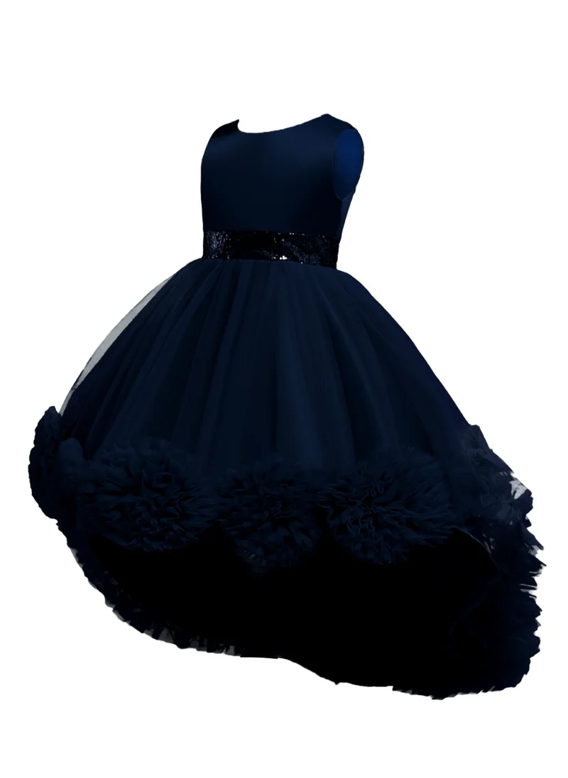 D'Daniela Tutu Party Dress Navy Blue for Girls