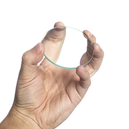 Amlong Crystal Premium Optical Glass Double Convex and Concave Lens Set, 75mm Diameter, 20cm Focal Length, 2 Pieces Set - Image 3