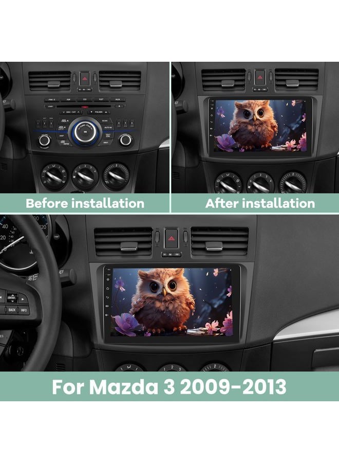 EKAT [2G+64G] Car Radio for Mazda 3 2009-2013, Android 13 Touch Screen Car Play Stereo, Carplay/Android Auto/EQ Audio/SWC/Bluetooth - Image 2