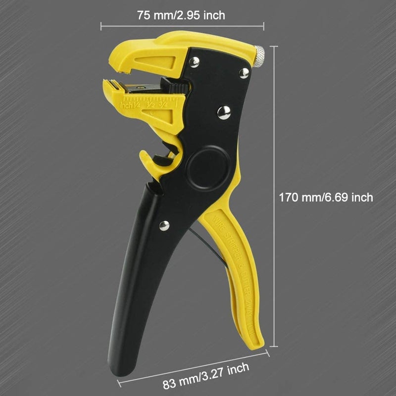 Gilhot MT02DX SelfAdjusting CutterStripper  Professional Wire Stripper and Cutter  Versatile Tool for Electricians and DIY Enthusiasts Pack of 1  - Image 3