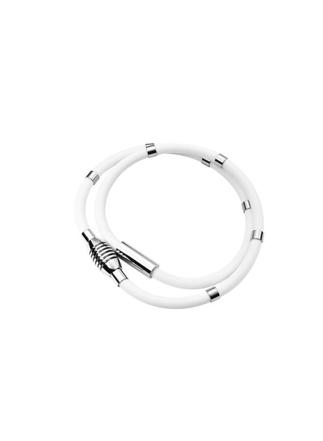 Europe And The United States Hot- Negative Ion Silicone Necklace Energy Balance Magnetic Therapy Anti-fatigue Sports Neck Ring Collar