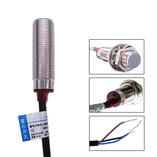 Twidec/10mm Hall Effect Proximity Sensor Inductive Switch NPN NO（Normally Open) with Magnet DC5-30V NJK-5002C - Image 2