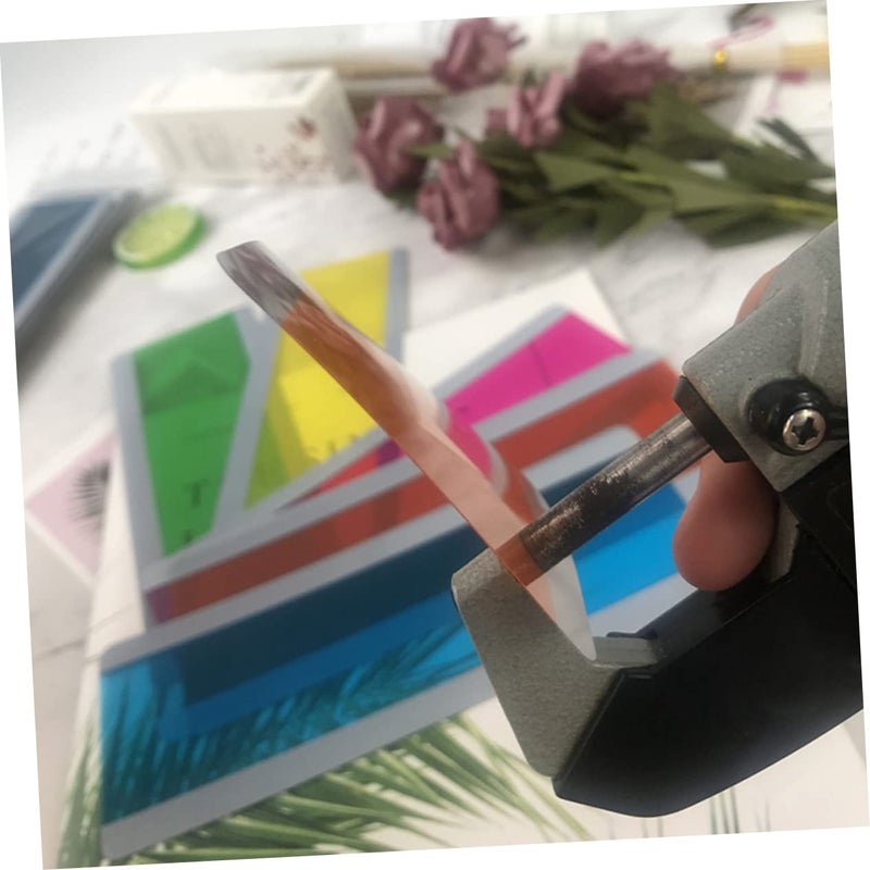 Large Transparent PVC Bookmarks 6Pcs Set Modern Design For Book Lovers Decor - Image 5