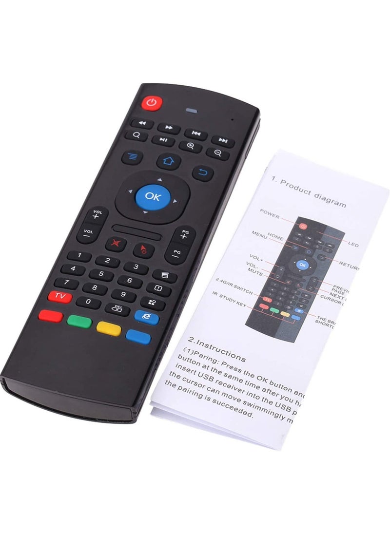 BGM MX3 Portable 2.4G Wireless Remote Control Keyboard Controller Air Mouse for Android mini PC HTPC  - Image 2
