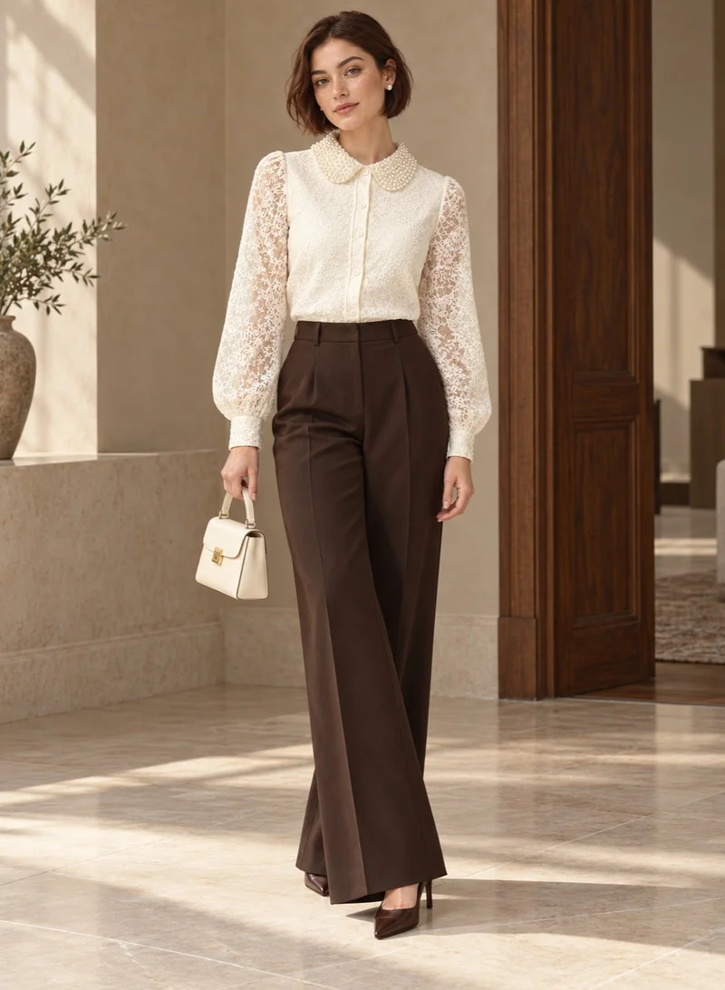 Ella Embellished Button Down Shirt