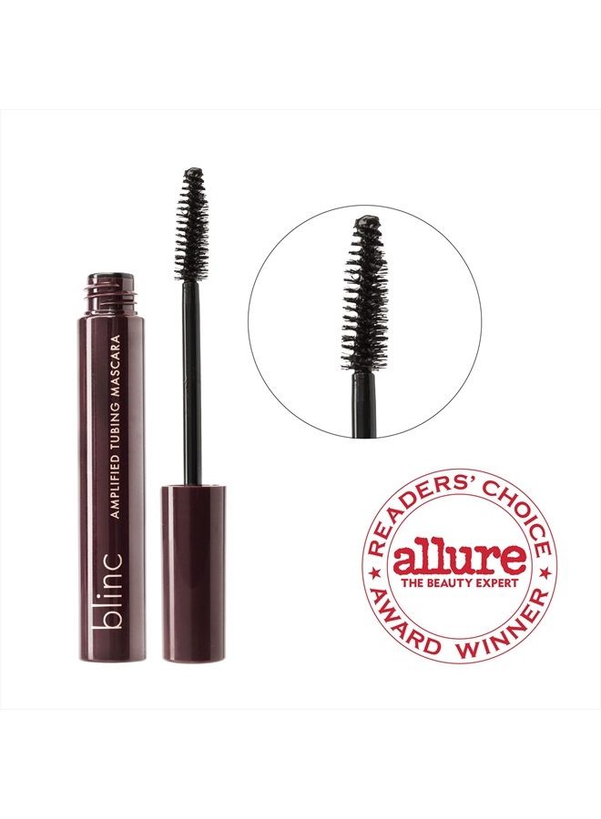 blinc ماسكارا بلينك أمبليفايد توبينغ، ماسكارا قابلة للغسل تدوم طويلاً، ماسكارا تضيف حجمًا، تطويلًا وتحديدًا، خالية من الجلوتين وخالية من القسوة، سوداء، 9 مل / 0.30 أونصة سائلة - Image 2