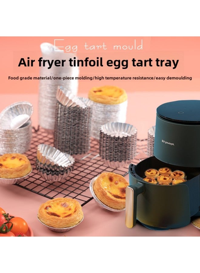 Tin Paper Air Fryer Special 207 Egg Tart Mold Baking Tools Oven Household Baking Tin Paper Shaped Heart-Specifications:Y1b Egg Tart Tray-Size:100 - Image 5