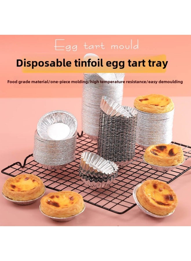 Tin Paper Air Fryer Special 207 Egg Tart Mold Baking Tools Oven Household Baking Tin Paper Shaped Heart-Specifications:Y1b Egg Tart Tray-Size:100 - Image 3