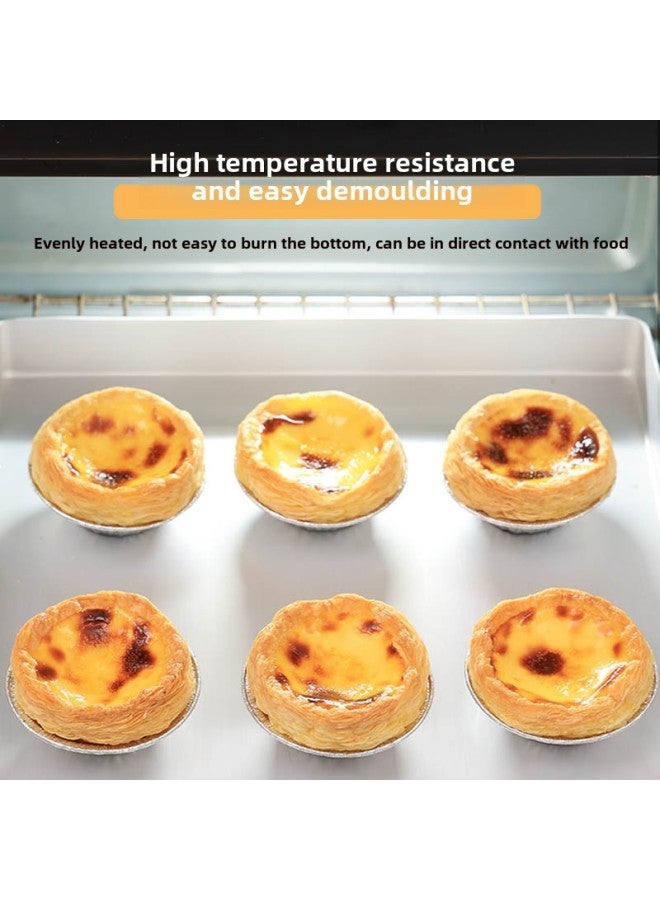 Tin Paper Air Fryer Special 207 Egg Tart Mold Baking Tools Oven Household Baking Tin Paper Shaped Heart-Specifications:Y1b Egg Tart Tray-Size:100 - Image 4