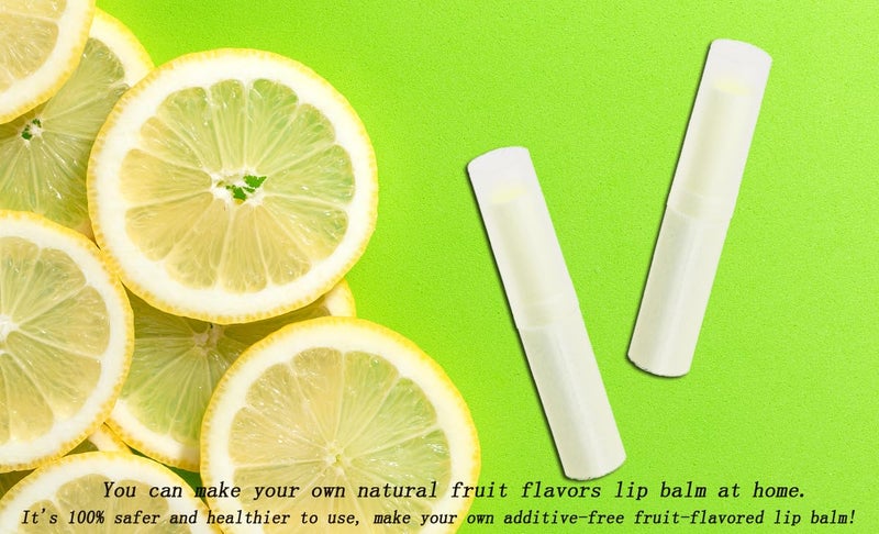 Mini Skater 0.14oz Empty Flavored Lip Balm Container Tubes Plastic Homemade Moisturizing Lip Stick with Caps Bulk Fit for Women Adult DIY Making Supplies, 25 Count (Beige) - Image 2