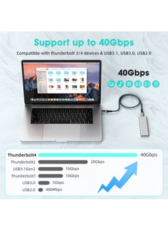 Livx Thunderbolt 4 Type C To Type C 240W Fast Charging 8K@60Hz Image Transfer 40GBPS Data Transfer Pd3.1 Digital Display 1 Meter Braided Cable Ard-01  - Image 4
