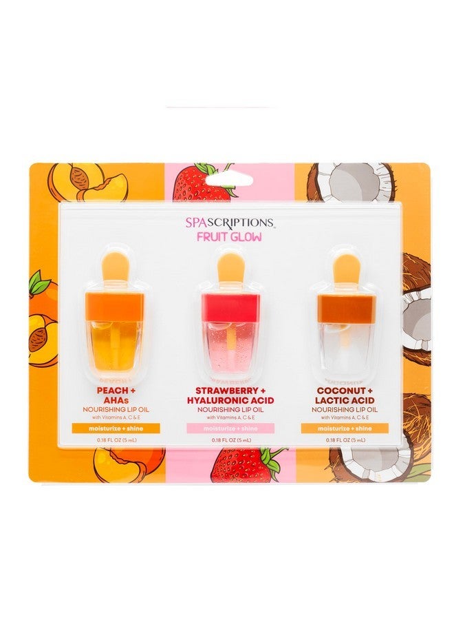 سباسكريبشنز زيوت الشفاه المتنوعة - الخوخ، جوز الهند، البطيخ - Image 1