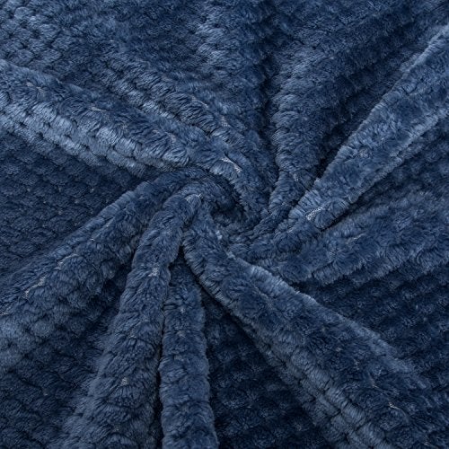 WONDER MIRACLE Fuzzy Blanket or Fluffy Blanket for Baby, Soft Warm Cozy Coral Fleece Toddler, Infant or Newborn Receiving Blanket for Crib, Stroller, Travel, Decorative (28Wx40L, XS-Smoked Blue) - Image 4