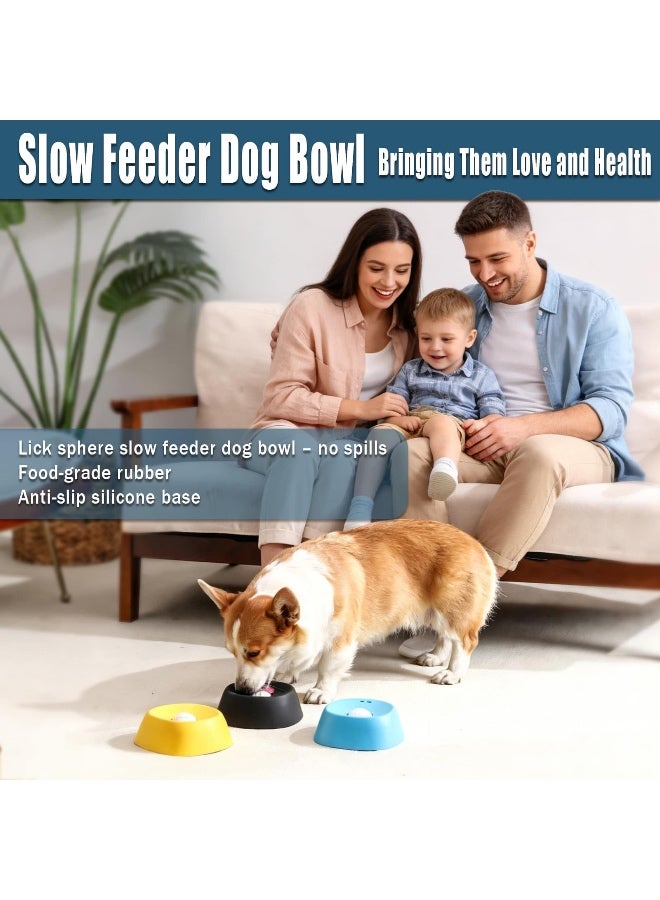 2026 Upgraded Slow Feeder Dog Bowl, Interactive Lick Bowl & Liquid Slow Feeder for All Dogs, 1.27 Cups Large Capacity Anti-Choke Pet Feeding Bowl for Water, Broth & Yogurt - Image 1