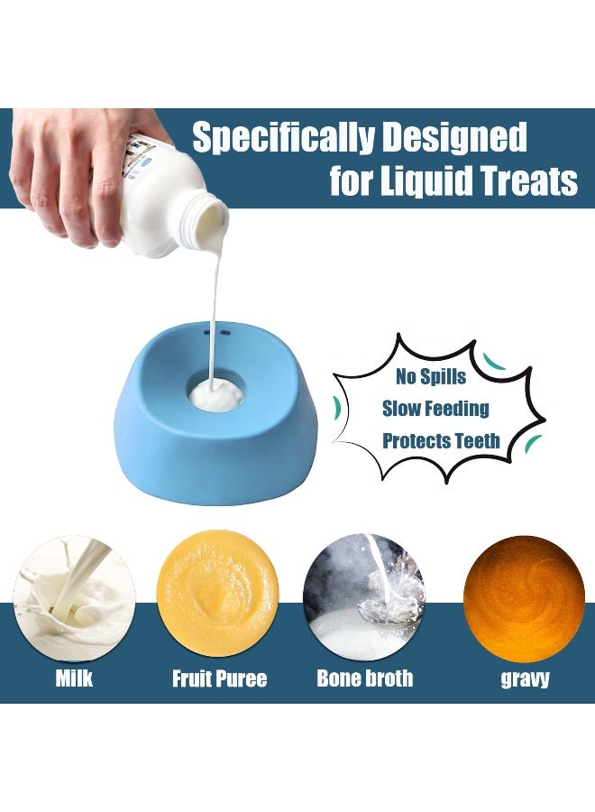 2026 Upgraded Slow Feeder Dog Bowl, Interactive Lick Bowl & Liquid Slow Feeder for All Dogs, 1.27 Cups Large Capacity Anti-Choke Pet Feeding Bowl for Water, Broth & Yogurt - Image 5