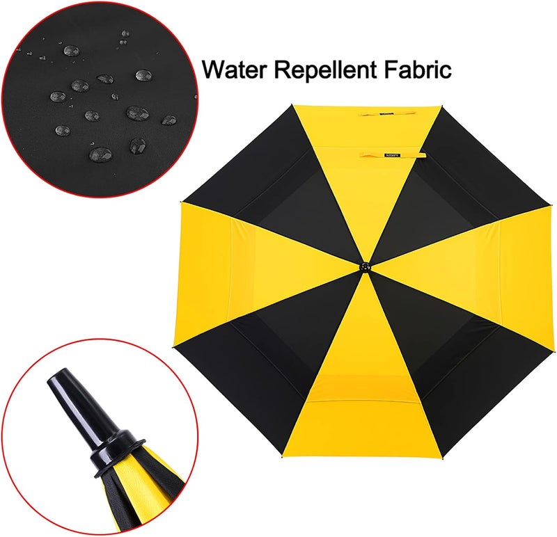 G4Free 47/54/62/68 Inch Golf Umbrella Auto Open Windproof Umbrella Double Canopy - Image 3