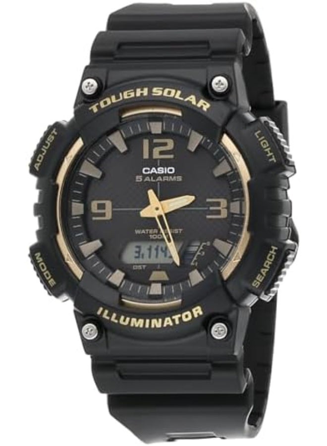Casio Standart Men's Black Dial Silicone Band Watch - AQ-S810W-1A3VDF