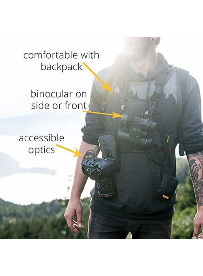 COTTON Carrier CCS G3 Camera and Binocular Harness - Grey - Image 5
