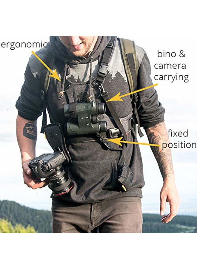 COTTON Carrier CCS G3 Camera and Binocular Harness - Grey - Image 4