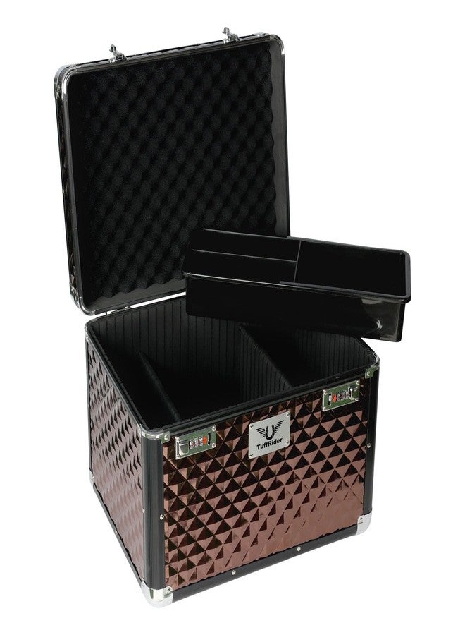 TuffRider Aluminium Diamond Grooming Box-Brown - Image 3