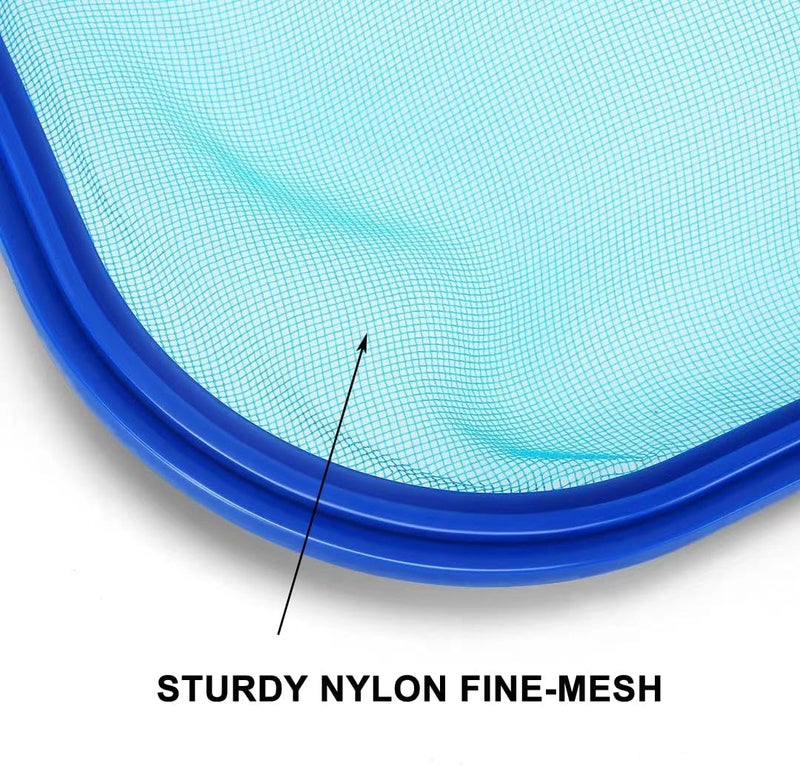 Evob Pool Skimmer Net with Adjustable 17-40" Telescopic Pole - Fine Mesh Net - Leaf Skimmer for Cleaning Surface of Swimming Pools, Hot Tubs, Spas and Fountains - Image 3