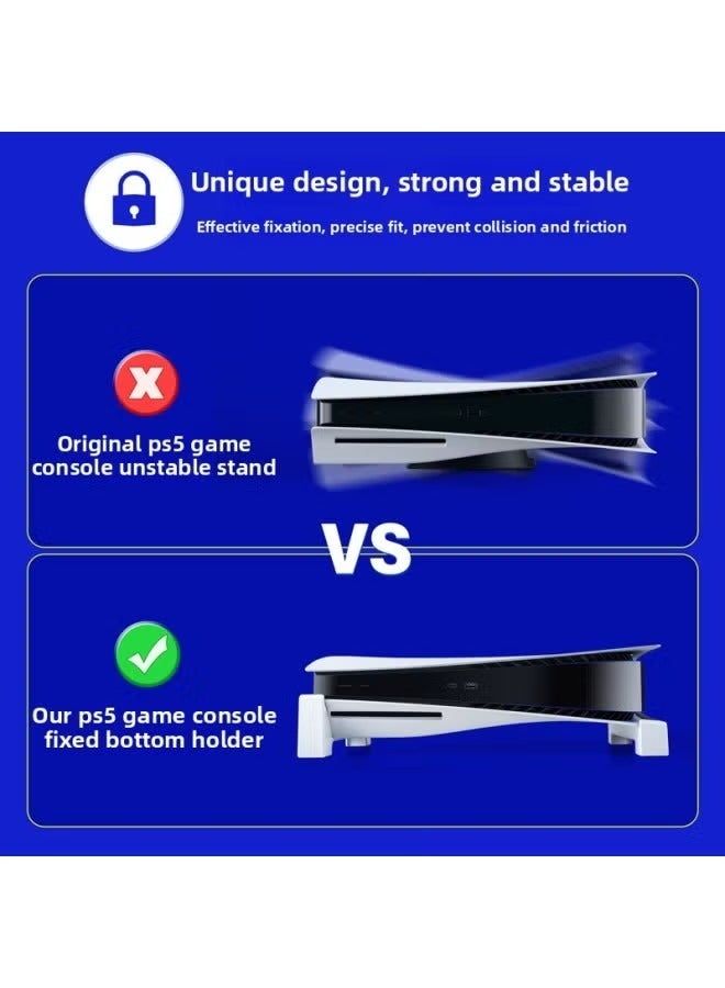 Suitable For Sony Ps5 Game Console Fixed Base Foot Stand Cooling Bracket Support Base PS5 Horizontal Accessories-Product Color:Ps5 Pro/ps5 Slim [digital/cd-rom] Universal - Image 5