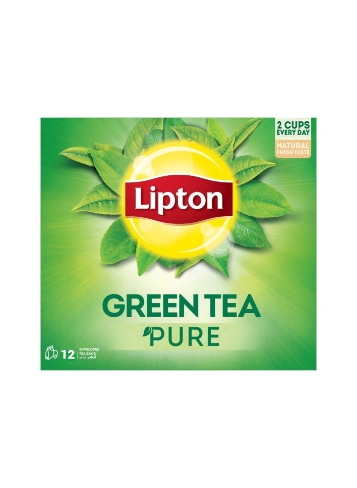 Lipton Pure Green Tea Bag-12 Tea Bags