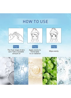 Jaysuing White Birch Juice Moisturizing Sun Cream, Sunscreen Skin Care Waterproof Strong UV Protection Hydrating Cream SPF 50+ PA++++ 50ML For Women Men  - Image 3