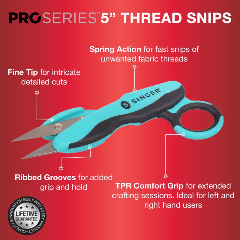 SINGER 00564 ProSeries Thread Snips, 5-Inch, 5" - Image 2