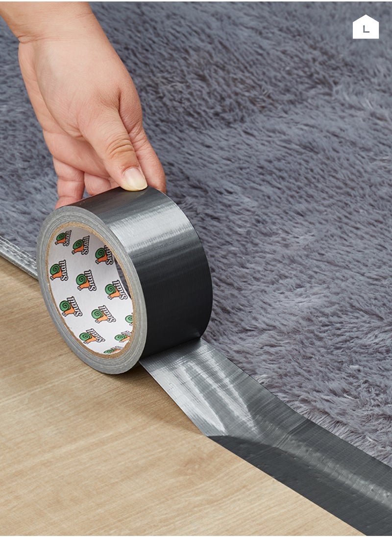 LAWAZIM - Duct Tape 150mic - Black - Strong Adhesion Waterproof Flexible Tear-Resistant Utility Tape for Indoor Outdoor Plumbing Sealing Patching DIY and Professional Use - Image 1