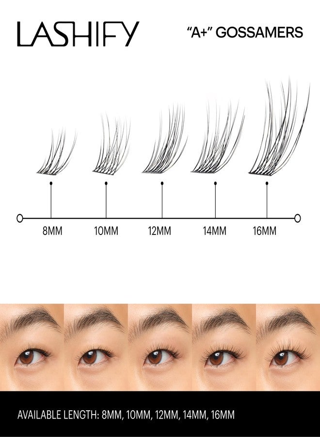 Lashify Amplify Plus+ 16mm Eyelash Extensions Refill in Black, Easy DIY False Lashes for the Most Delicate, Natural and Long Lasting Look - Image 4