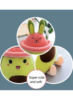 Soft Cute Avocado With Cap Pillow Cuddle Hug-Able Super Soft Toys Stuffed Plush Doll Toy Fits For Home, Office, Nursery Beds, Kids Room Super Soft Toys (Size 35 Cm) - pzsku/ZBCAF6EB33F01E395129BZ/45/_/1734347011/8037bb12-8bf8-4173-841f-9e607477070a