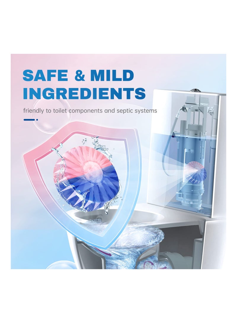 20PCS Toilet Bowl Cleaners, Upgraded Long-Lasting Toilet Cleaner, Toilet Bowl Cleaner Tablets, Prevent Various Stains, Slow-Releasing Toilet Tank Cleaners for Deodorizing & Descaling  - Image 2