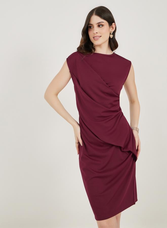 Styli Draped Jersey Dress - Image 1