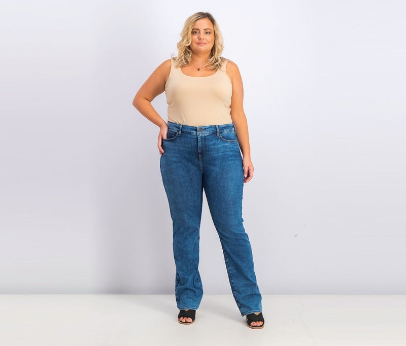 NYDJ Women Marilyn Straight Jeans, Fire Sky and Navy - Image 3