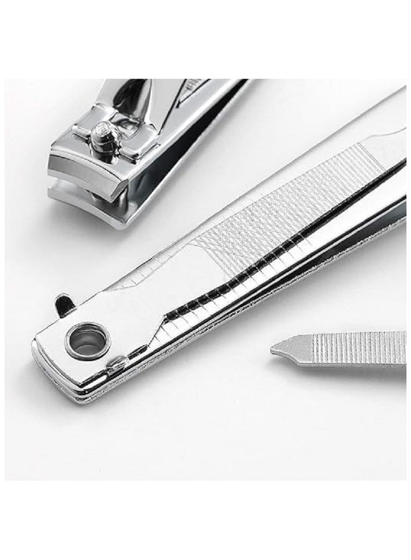 Generic Nail Clippers - Heavy Duty Metal Compact Nail File, Suitable for Cutting Thick Fingernails and Toenails for Men and Women (2pcs) - Image 3