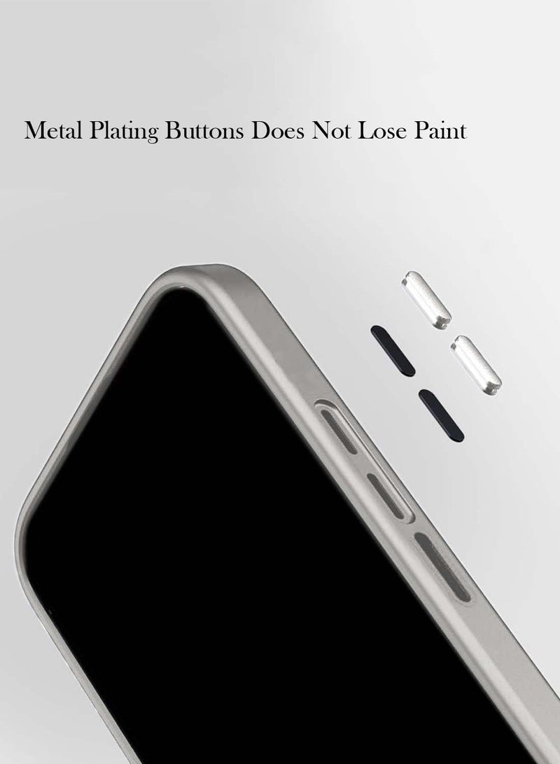 Wtech Motorola Moto G75 5G 2024 Hybrid Silicone with Translucent Back Protective Lens Shield Case Cover - Grey - Image 5