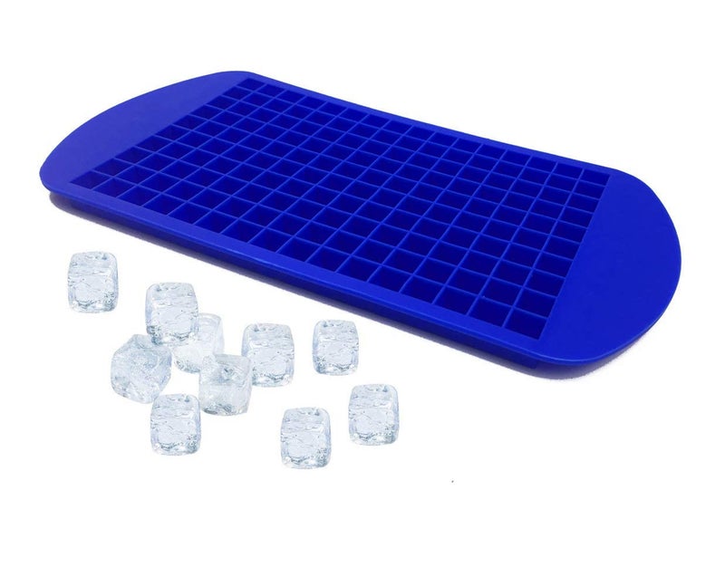 CELLEBII Silicone 160 Grids Small Ice Maker Tiny Ice Cube Trays Chocolate Mold Mould Maker Freezer for Kitchen Bar Whisky Drinks Party Multi Colors Pack of 3 - Image 5