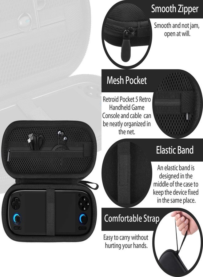 خانكة حقيبة تخزين خانكا لجهاز ألعاب ريترويد بوكيت 5 المحمول وملحقاته، الحقيبة فقط - Image 4